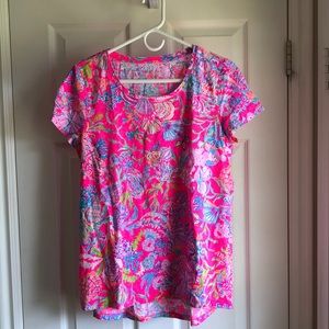 Lilly Pulitzer Etta Scoopneck Top